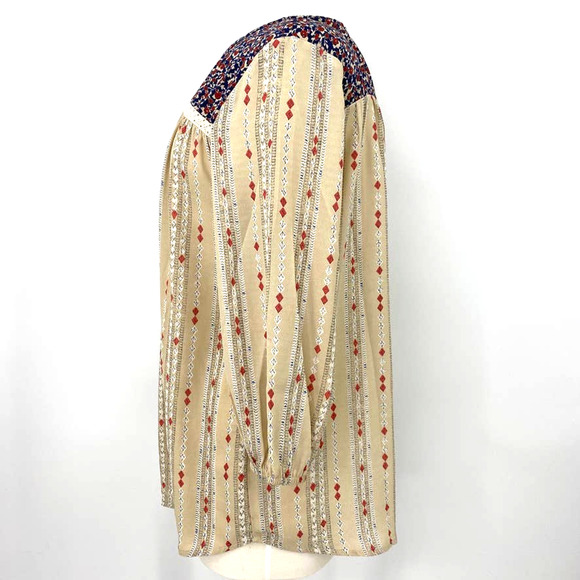 Weekend Suzanne Betro Blouse Womens Medium Top Floral Peasant Boho Ladies Casual - Picture 5 of 6